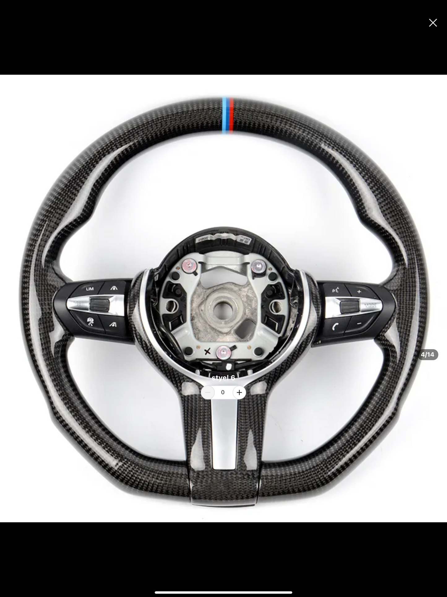 BMW carbon steering wheel