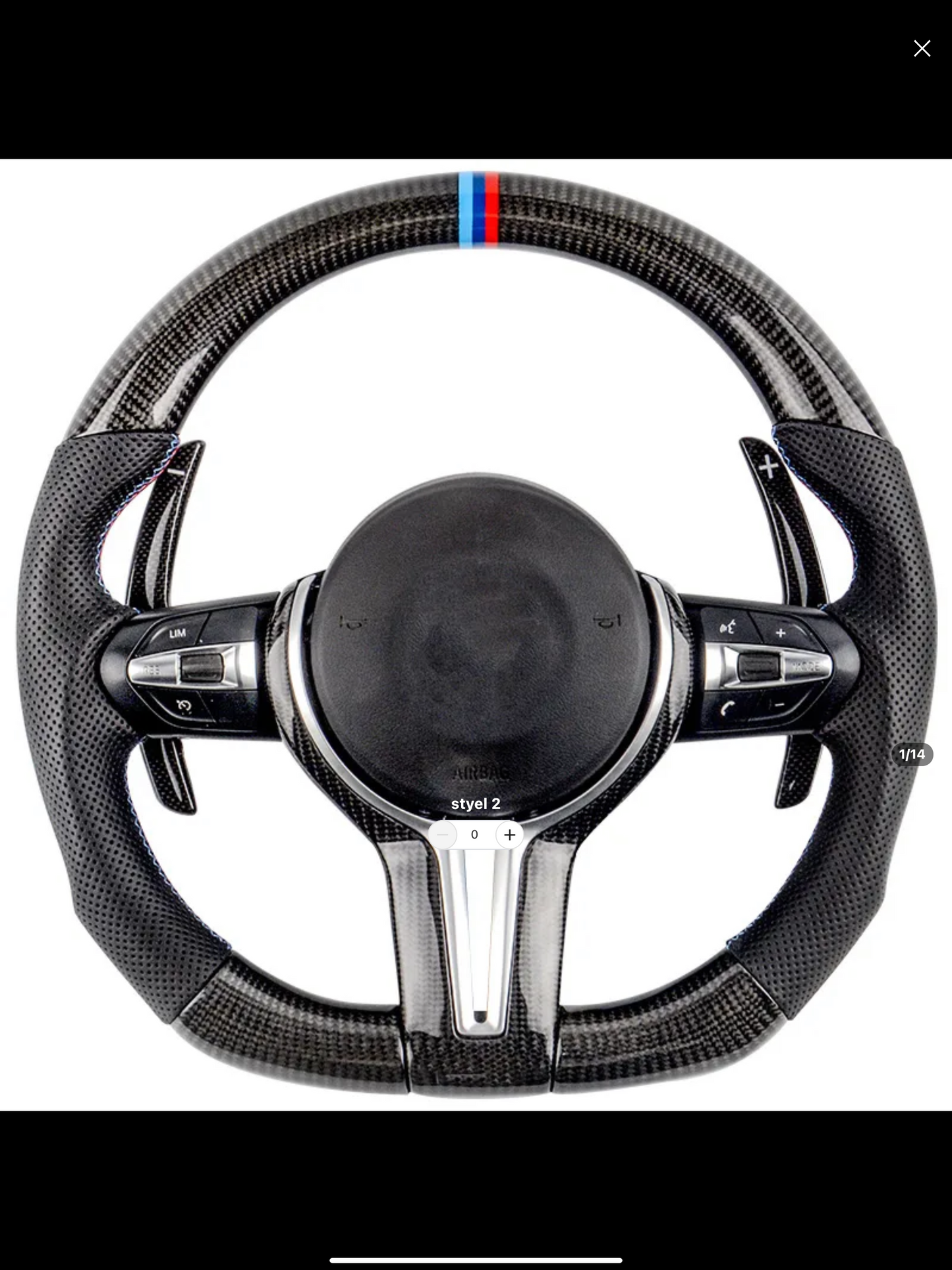 BMW carbon steering wheel