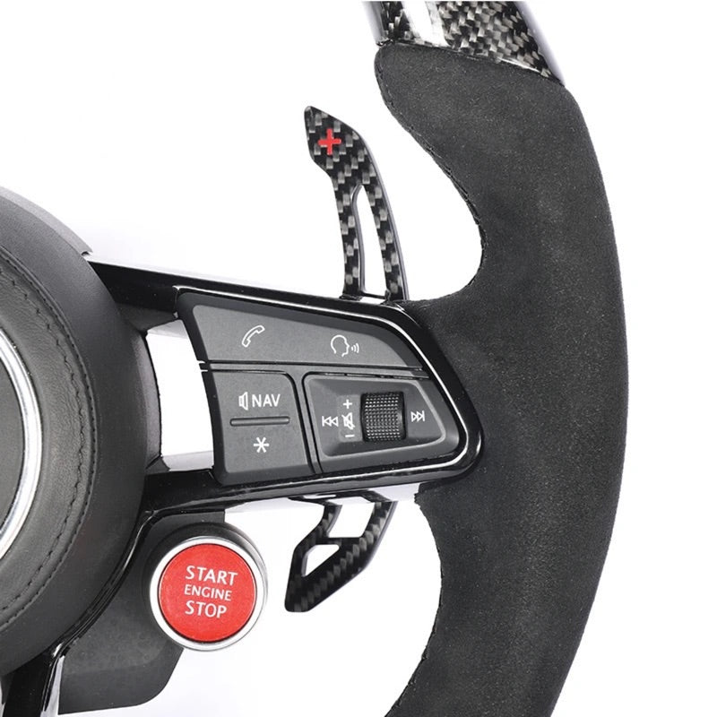 Audi carbon fiber steering wheel