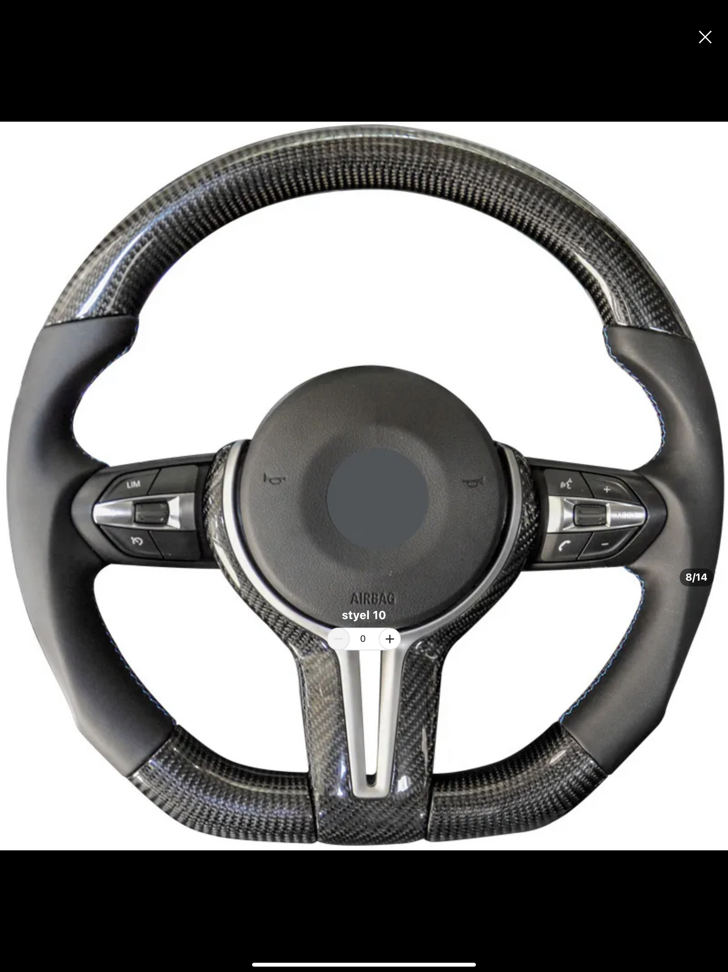 BMW carbon steering wheel